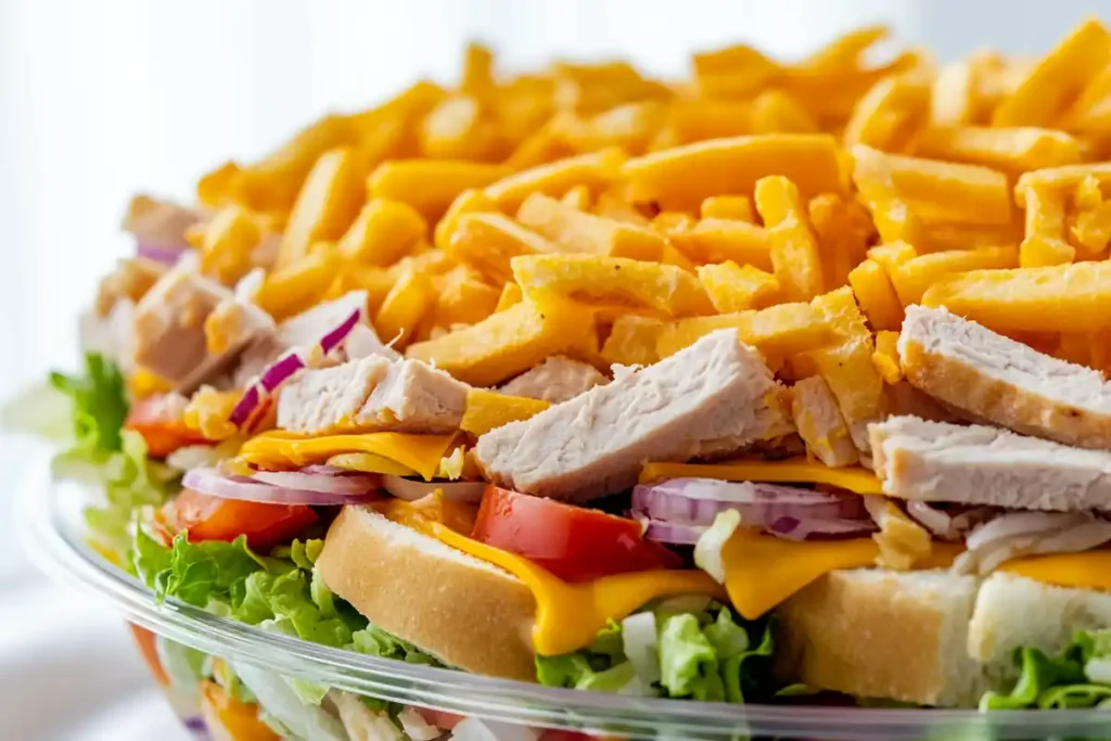 Jersey Mike's Sub in a Tub with fresh toppings in a bowl.